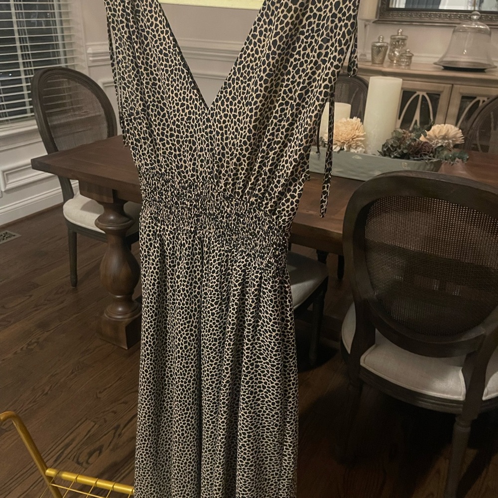 Banana Republic Leopard Sun Dress